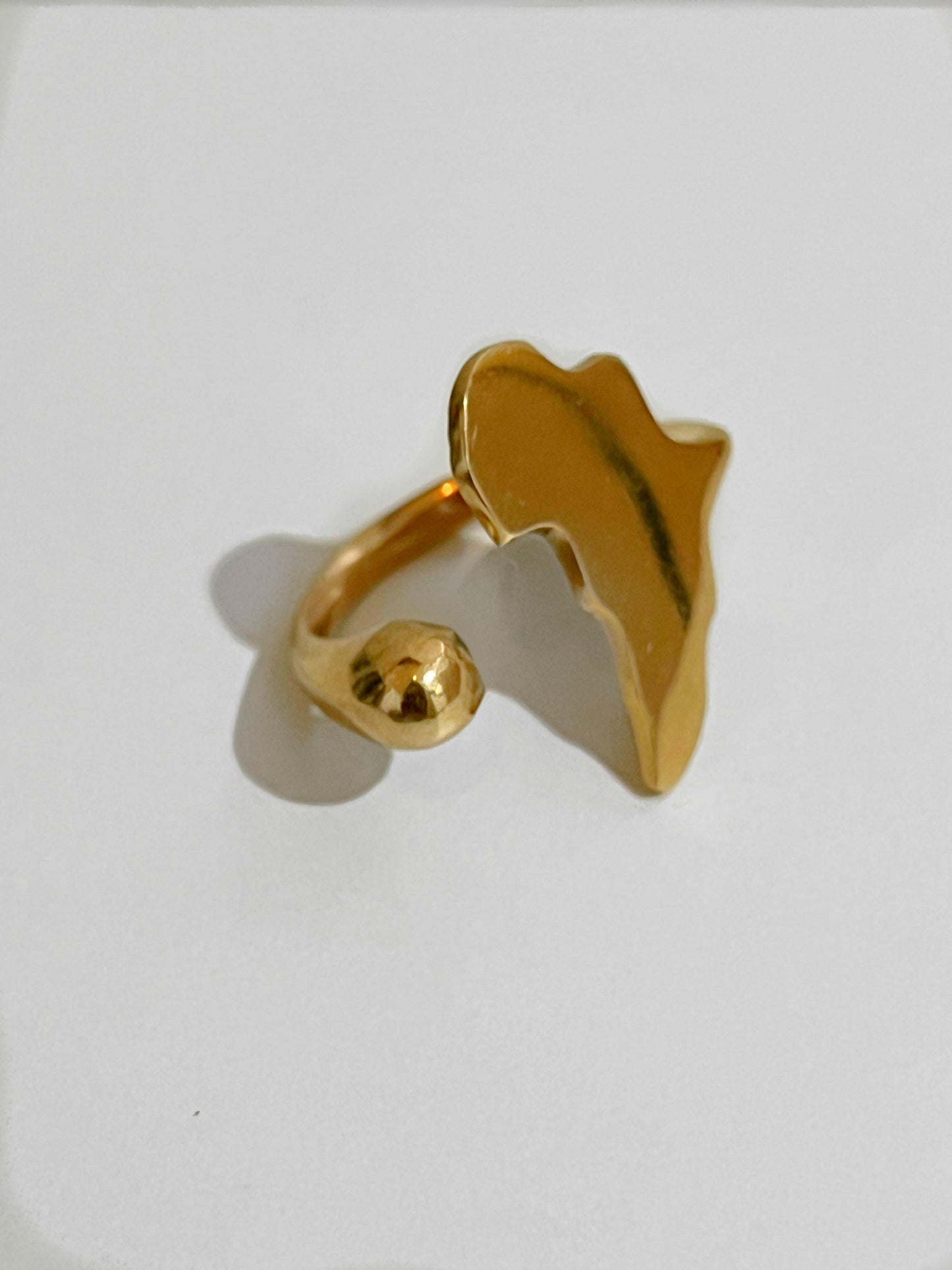Africa Map ring