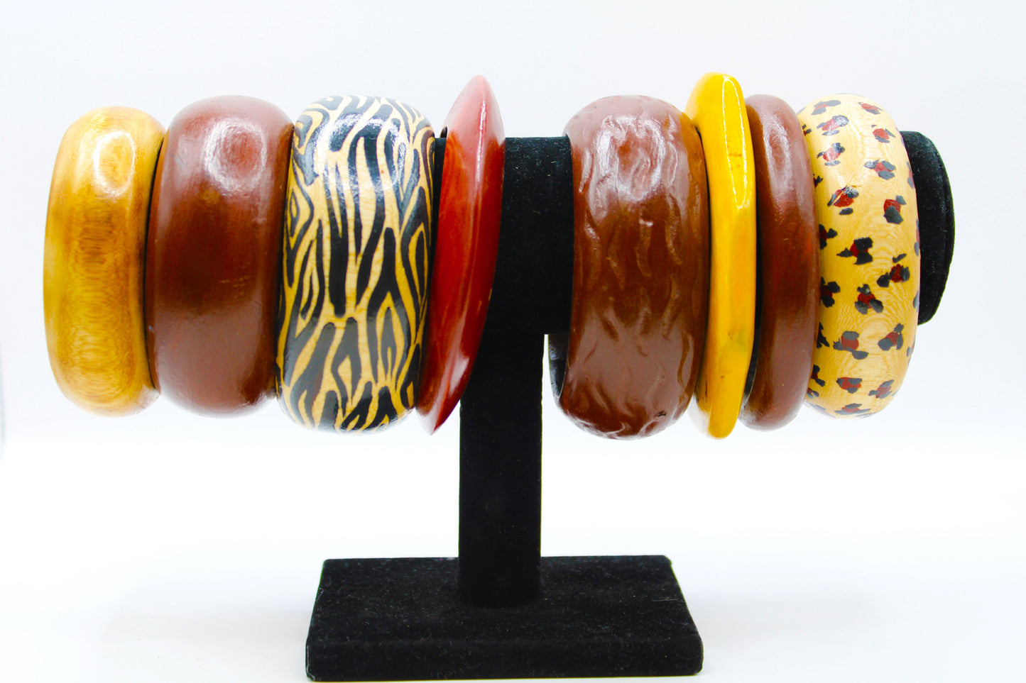 Yellow Wooden Bracelet