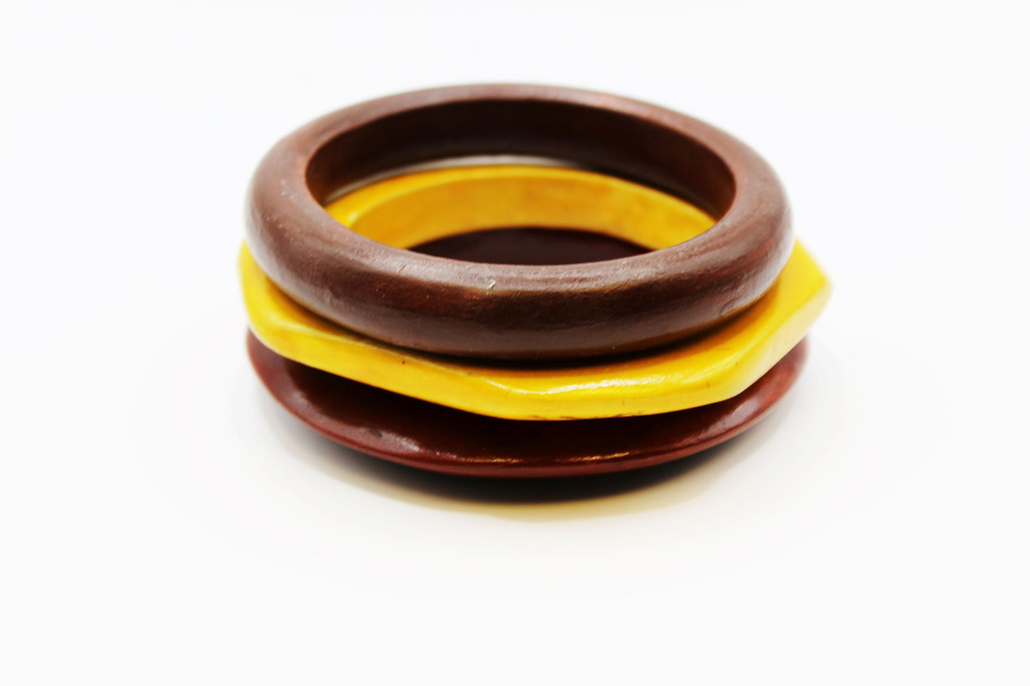 Slender Brown Wooden Bracelet