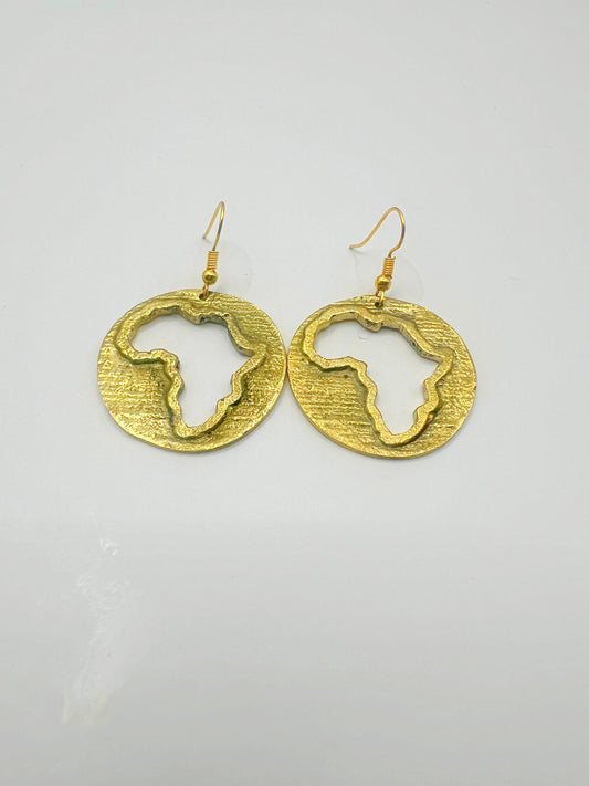 Africa the continent Earrings