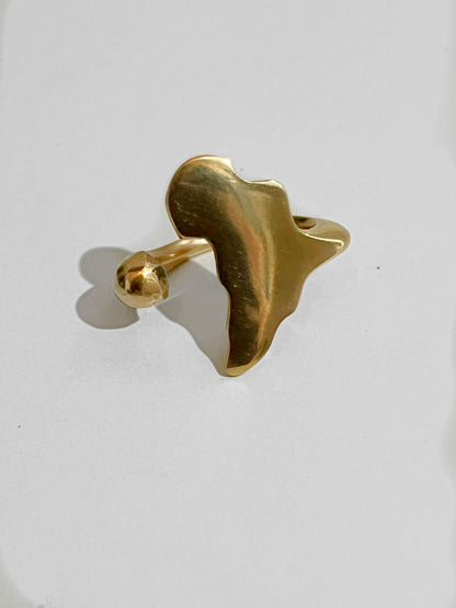 Africa Map ring