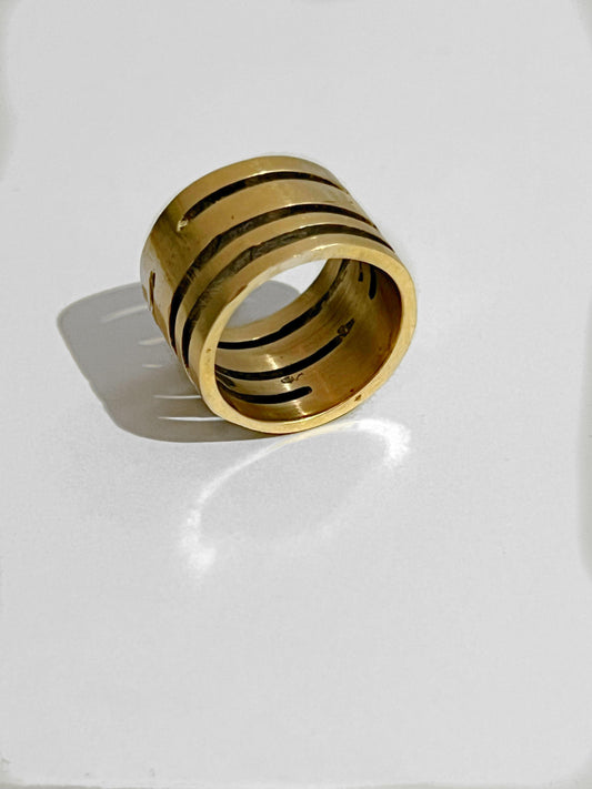 Segmented Brass Ring